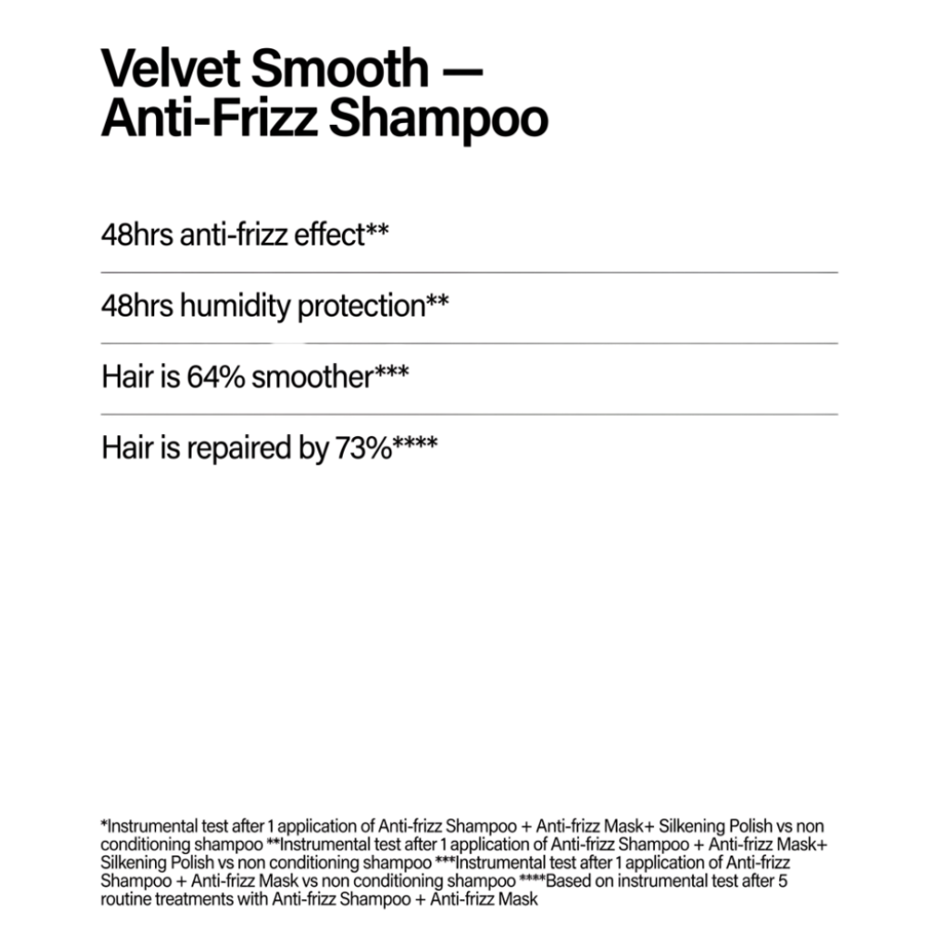 Velvet Smooth Mask 250ml — Intensive Anti-Frizz Treatment for Silky, Manageable Hair