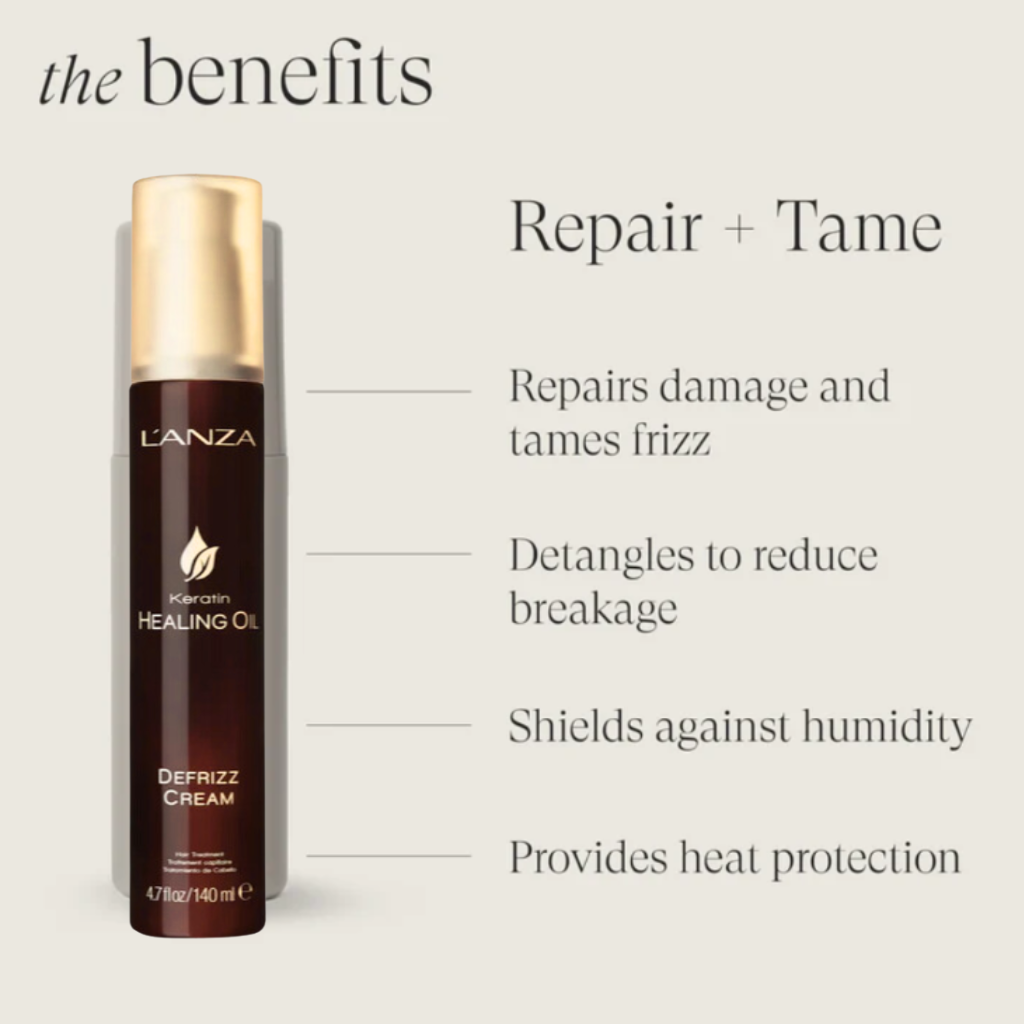 L'anza DeFrizz Cream Keratin Healing Oil